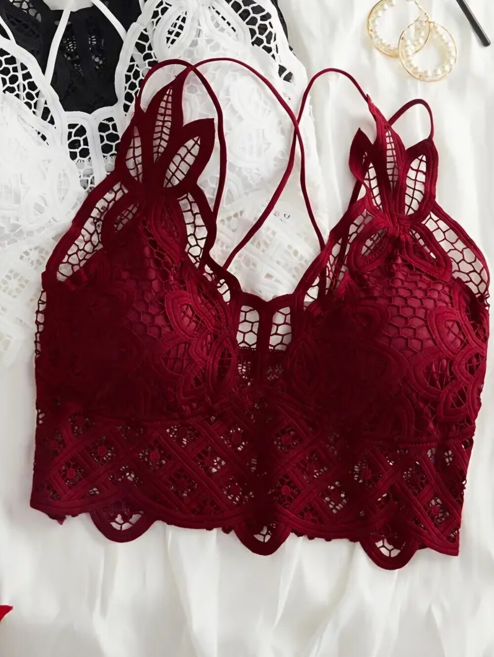 NWT Red Lace Bralette